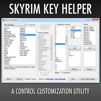 Optional Skyrim Key Helper program
