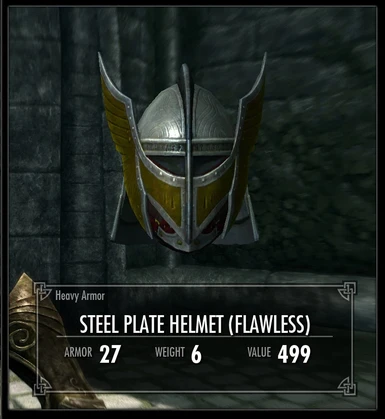 This is the new itteraction of the Steelplate Helm