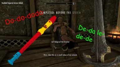 Toot Toot Quest Complete Flute At Skyrim Nexus Mods And Community