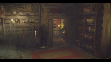 Shoutout to this amazing player home mod. The clutter in here is beautiful.  (Ruska Player Home) : r/skyrim