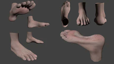 Healthy Feet Female Feet Rp S Feet For Skyrim Unpb Uunp Cbbe At Skyrim Nexus Mods And Community