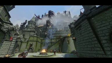 Castle Dour upper city Minas Tirith inspired 2