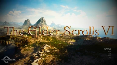 Elder Scrolls VI main menu background and music replacer