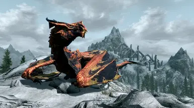 skyrim play as a dragon