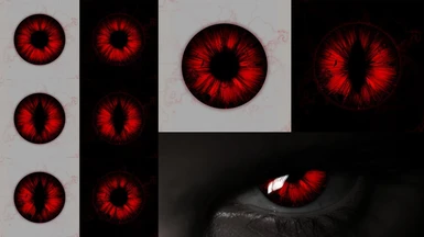 Ruby Red Vampire Eyes