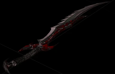 The blood on the back part of the blade is a new idea but I like it.  I need to work on the overall light structure.