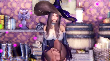 My cute witch with your perfect dress <3 Thank you 