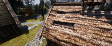 New thatch roof texture.