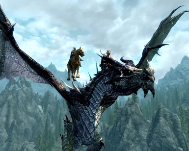 Local Man Rides Horse, Riding a Dragon, Which Is Also Being Ridden By a Lizard