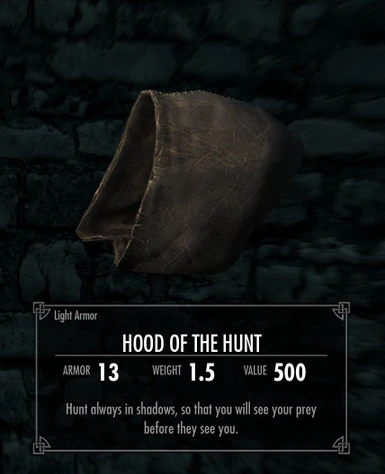 Hood of the Hunt