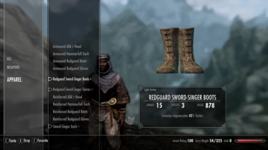 Tier 3 - Sword-Singer Boots