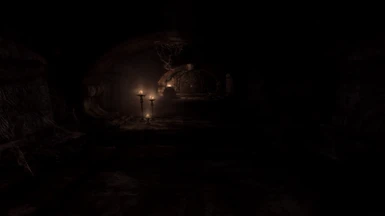 Bleakfalls Barrow Hall of Stories /w darker dungeons - ELE + RLO (no enb) by Iapsenmieli
