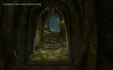 Forsakaken Cave with ambient fog