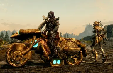 Dwarven Motorcycle and other Vehicles