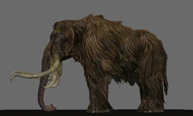 Mighty Mammoths enlarges legs for an enhanced stance!