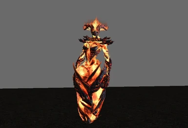 AFA dramatically transforms legs into a fiery elemental vortex! 