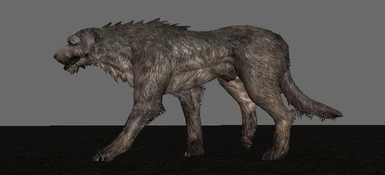 Honored hounds adjusts jaw, head, neck and tail for a more aggressive appearance!