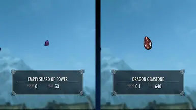 Empty Shard &amp; Dragon Gemstone