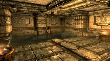 Relaxing bath at the Silver-Blood Inn