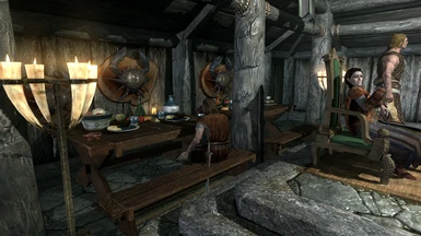 Jarls can eat at home