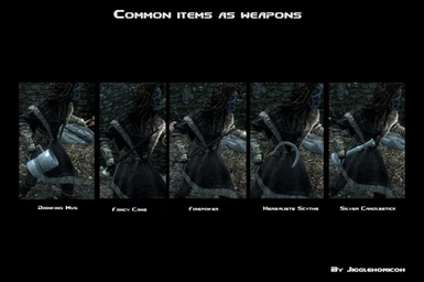 Common items as weapons