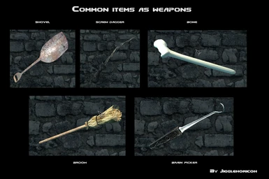 Common items as weapons