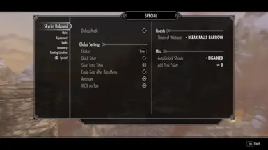 Game options menu image - Solitude Reborn - ModDB