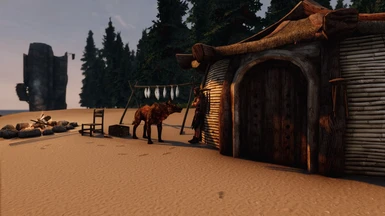 Bamboo hunters hut - screenshot by wizkid34