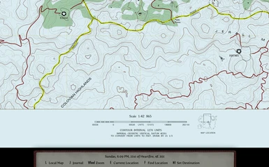 Scale on Marked Map