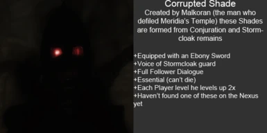 Corrupted Shade Stats