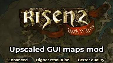 Upscaled GUI maps mod