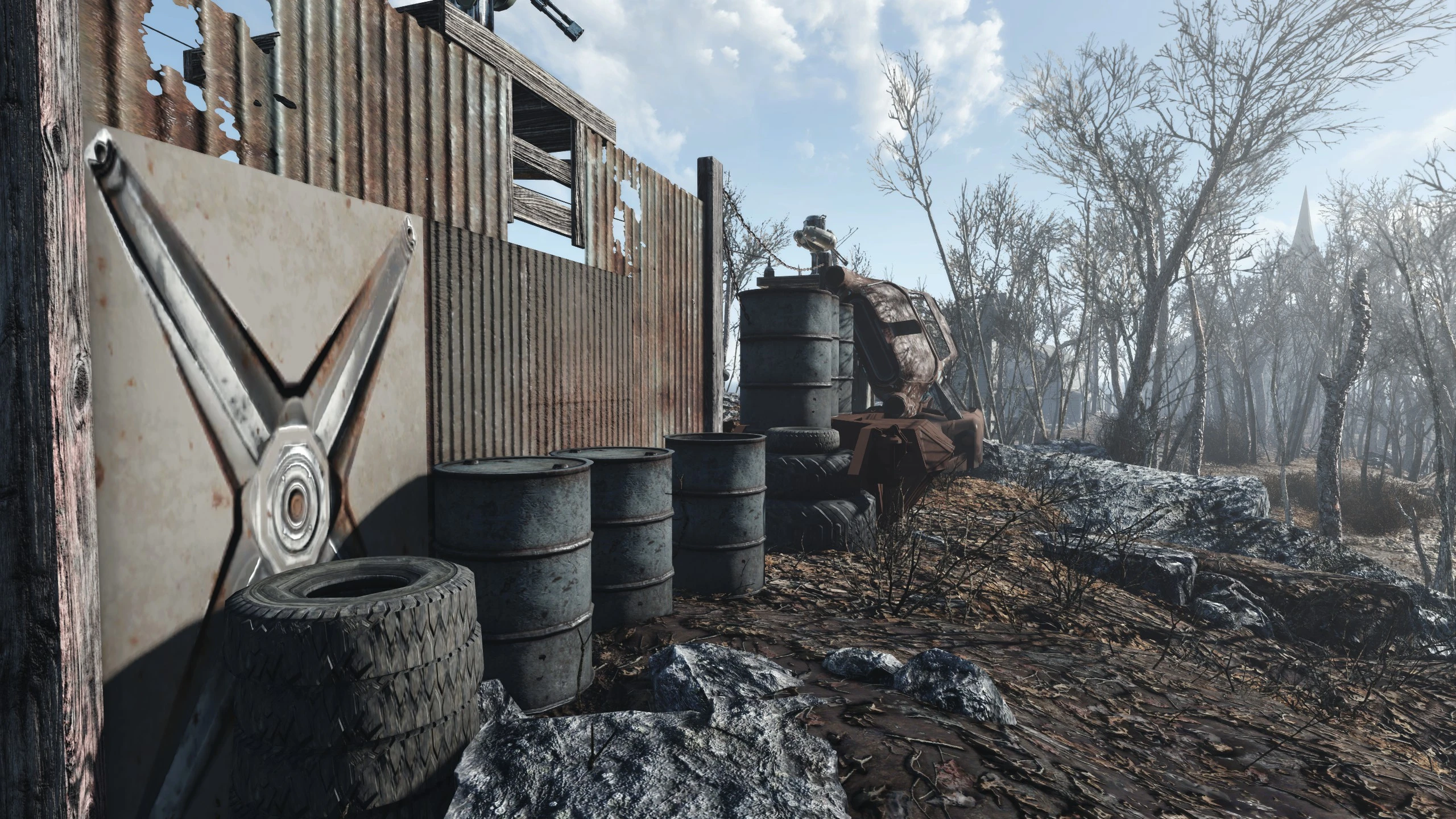 Fallout 4 резервуар честнат хилок медальон фото 16