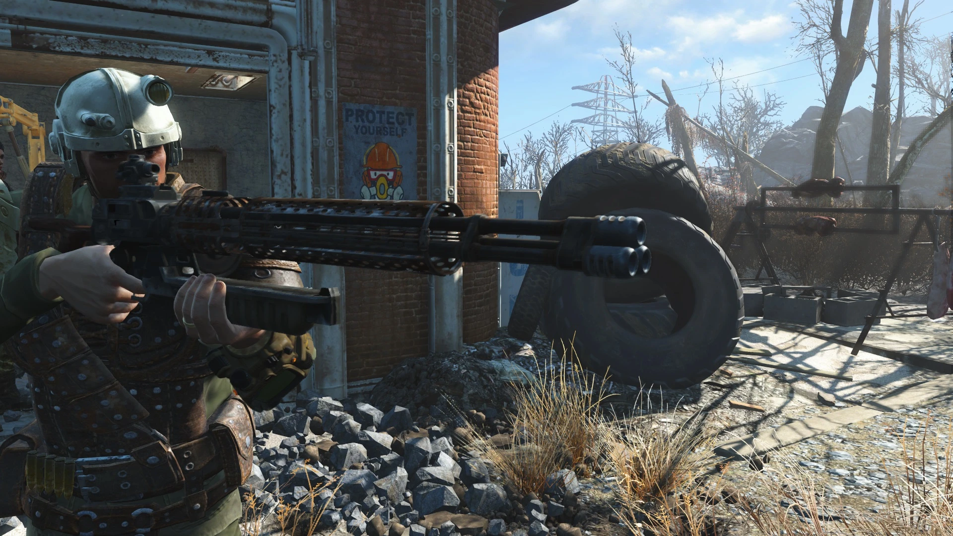 Fallout 4 gatling gun фото 5