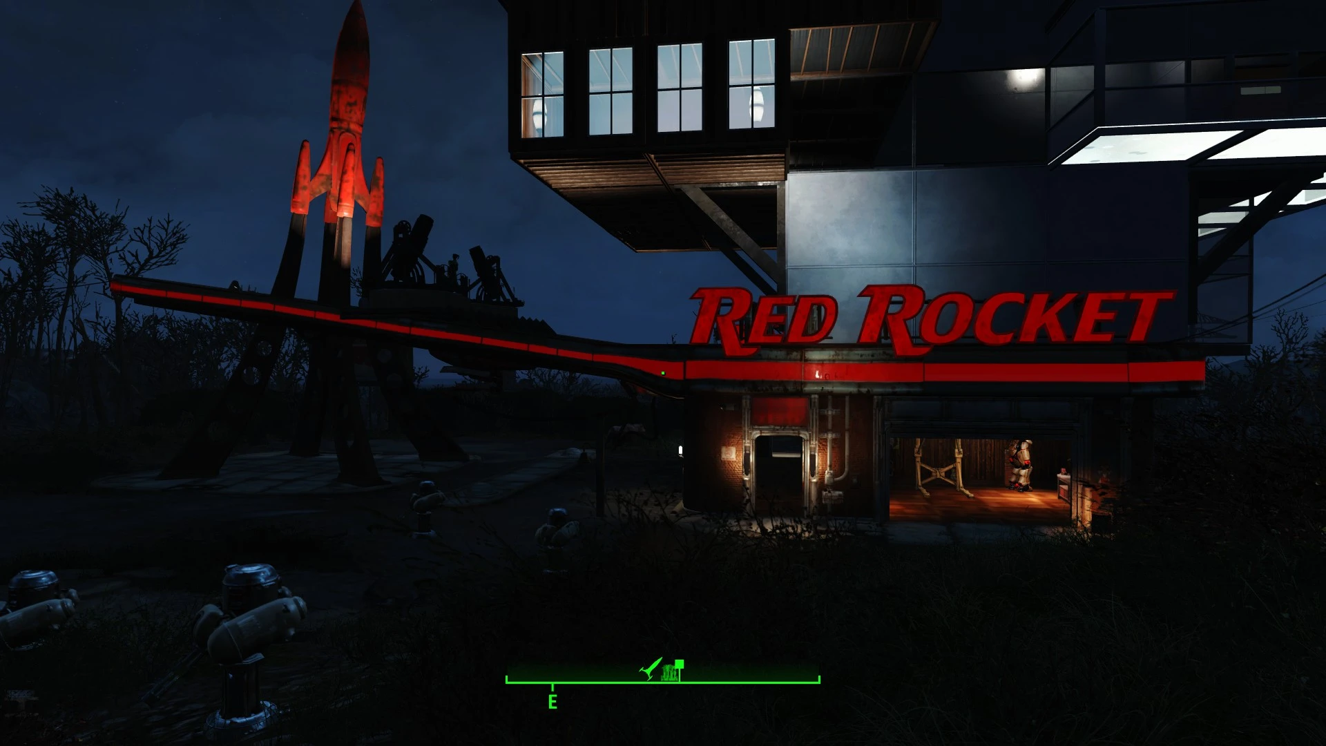 Fallout 4 сигнал бедствия стоянка грузовиков красная ракета фото 81