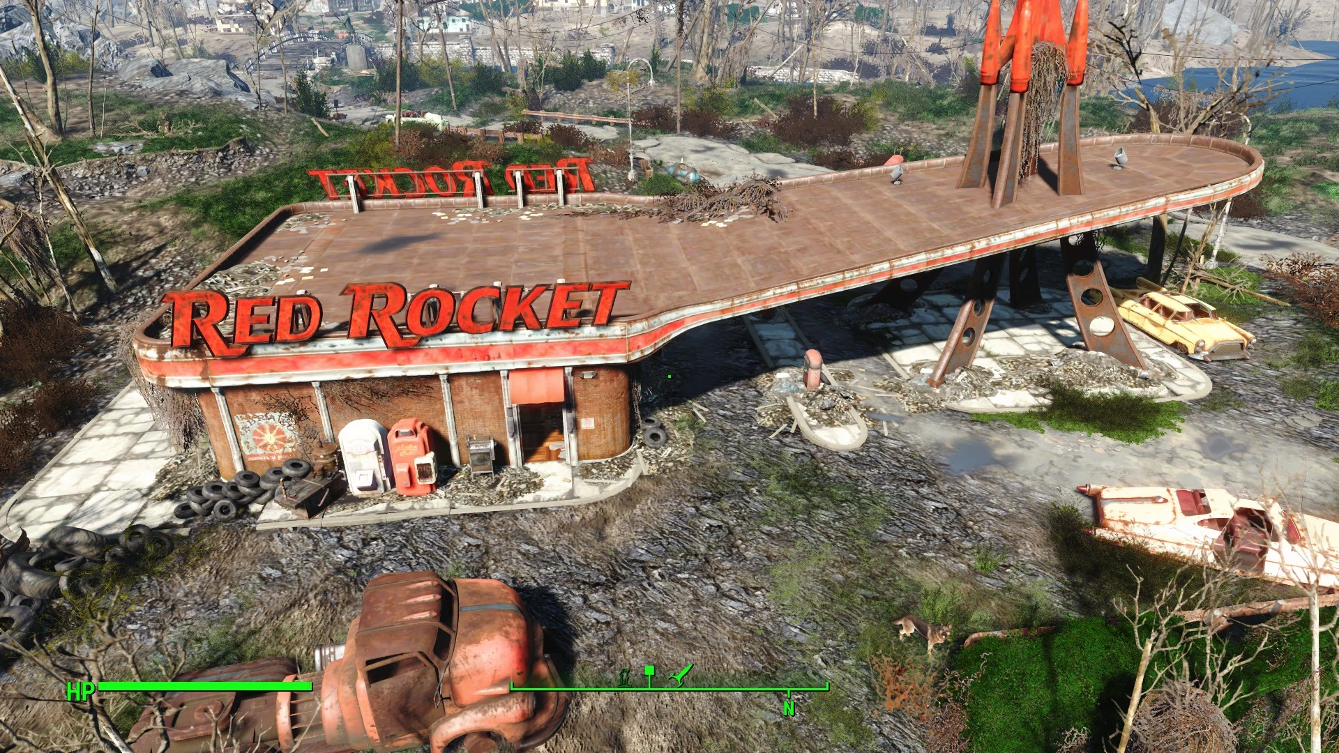 Fallout 4 glowing sea red rocket фото 93