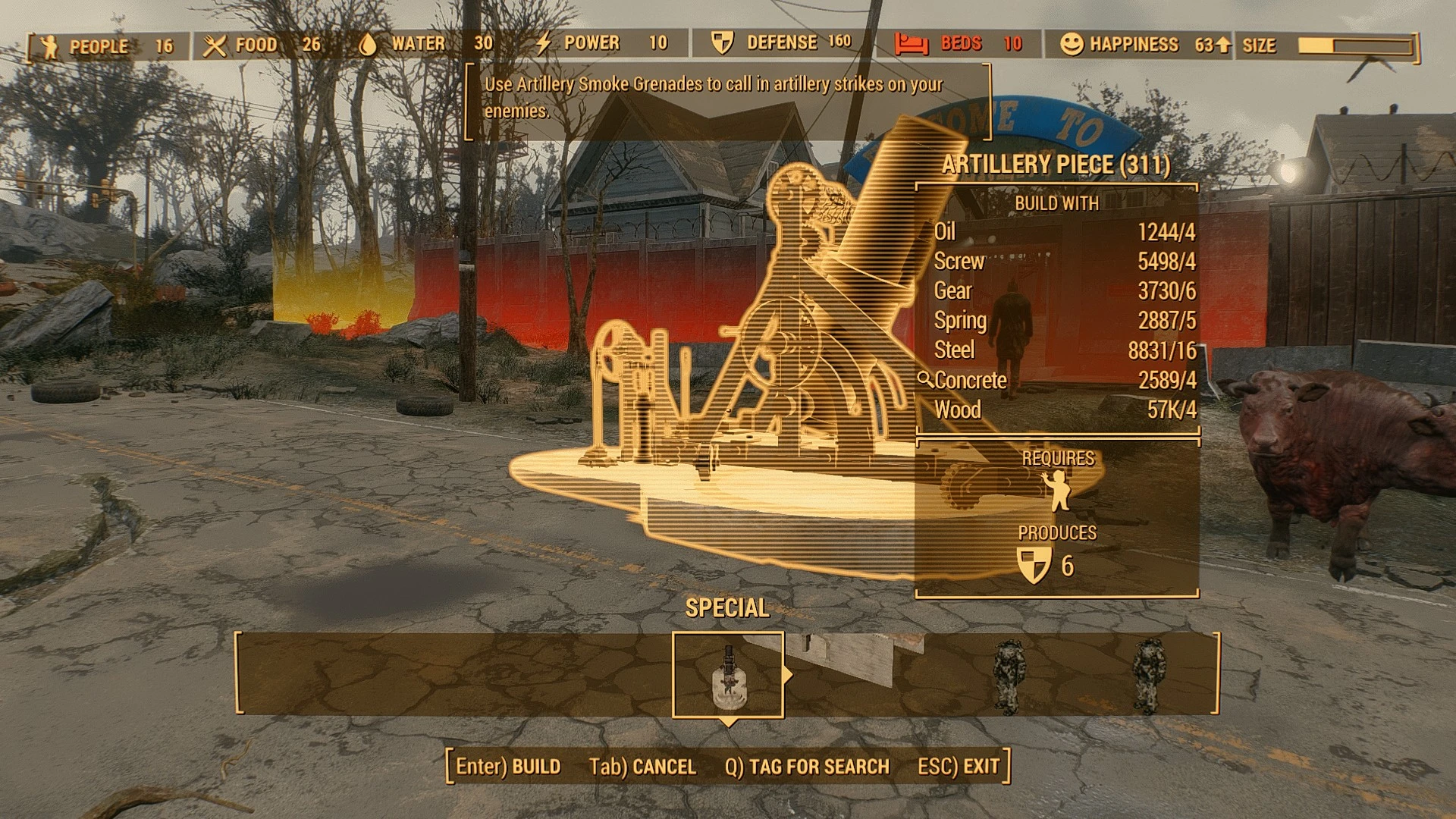 Fallout 4 артиллерия как назначить фото 83