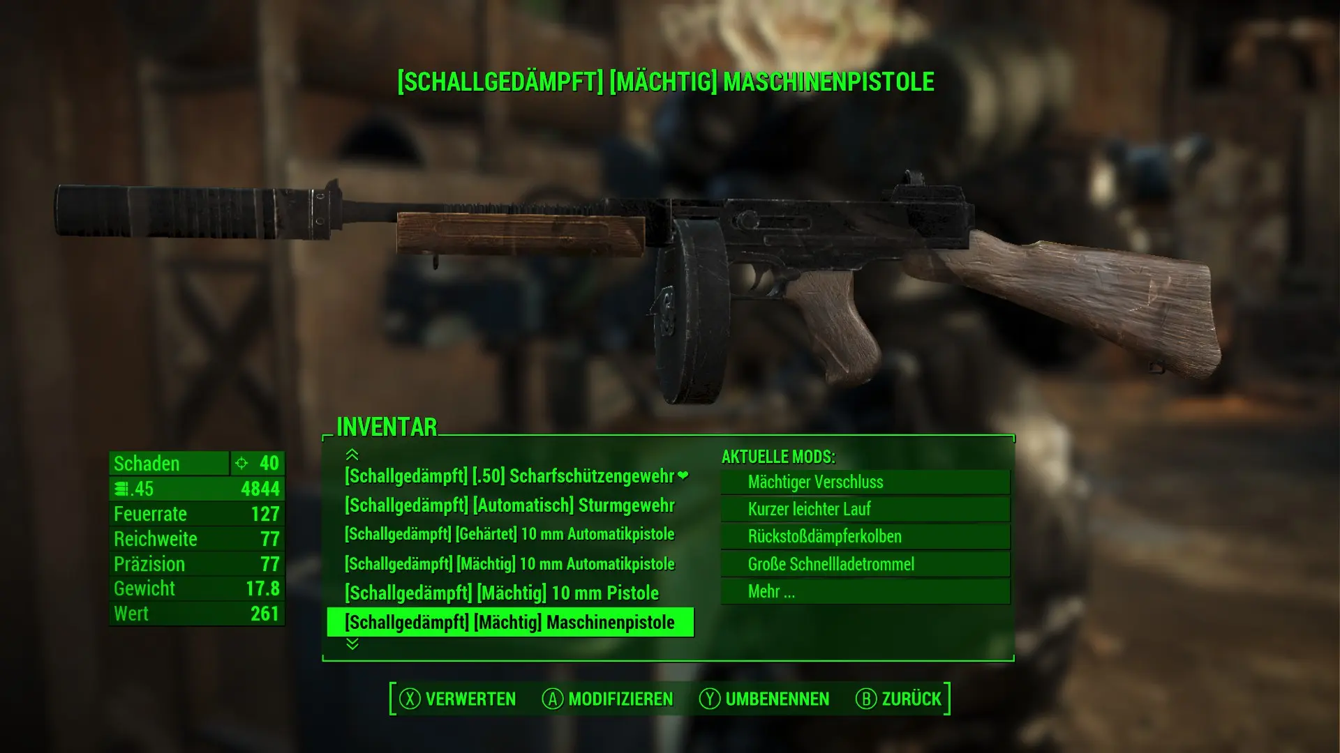 Black Tommy Gun_Combat Rifle and Combat-Shotgun at Fallout 4 Nexus ...