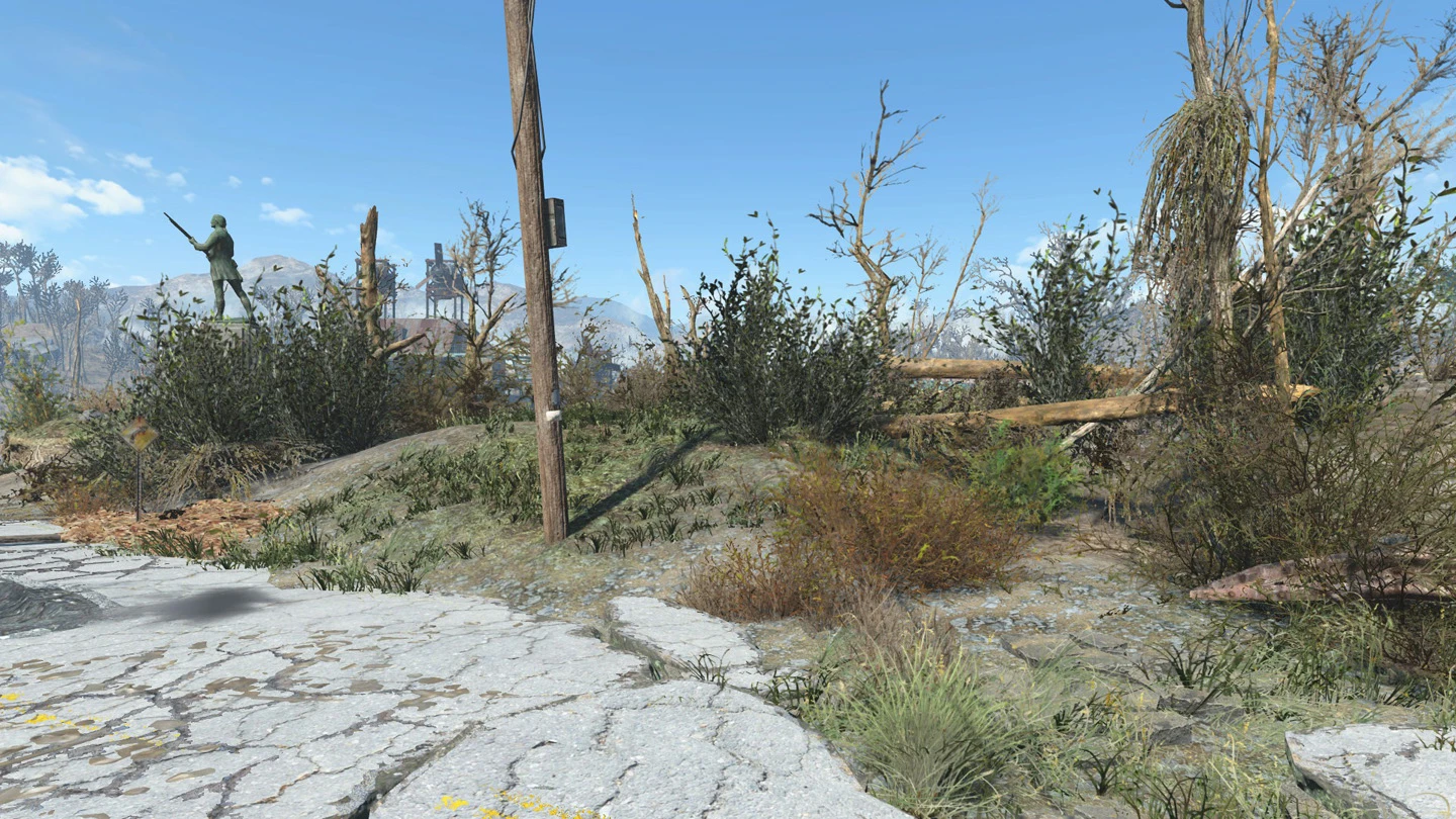 Fallout 4 деревья и трава фото 35