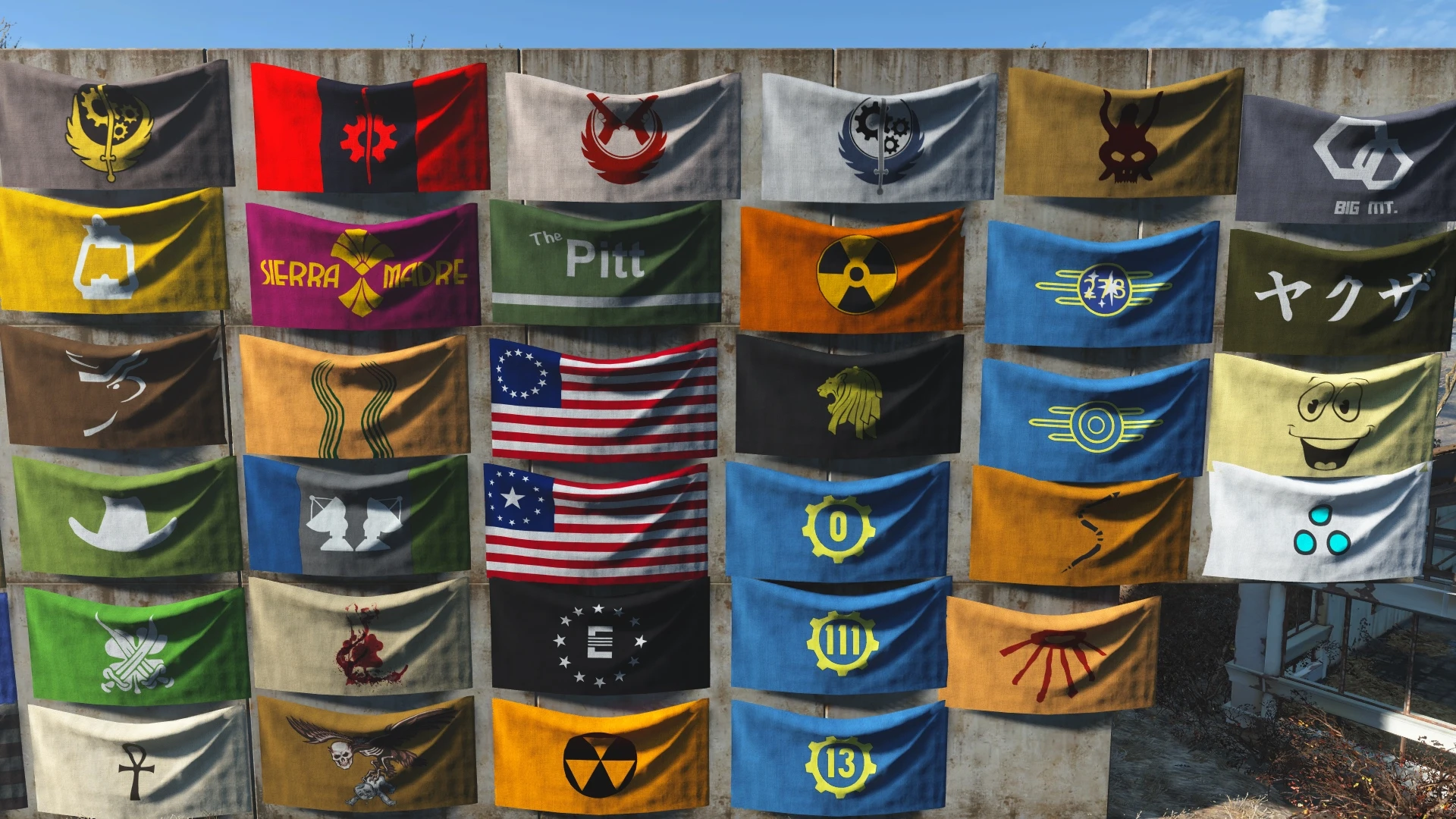 Fallout 4 флаги фото 111