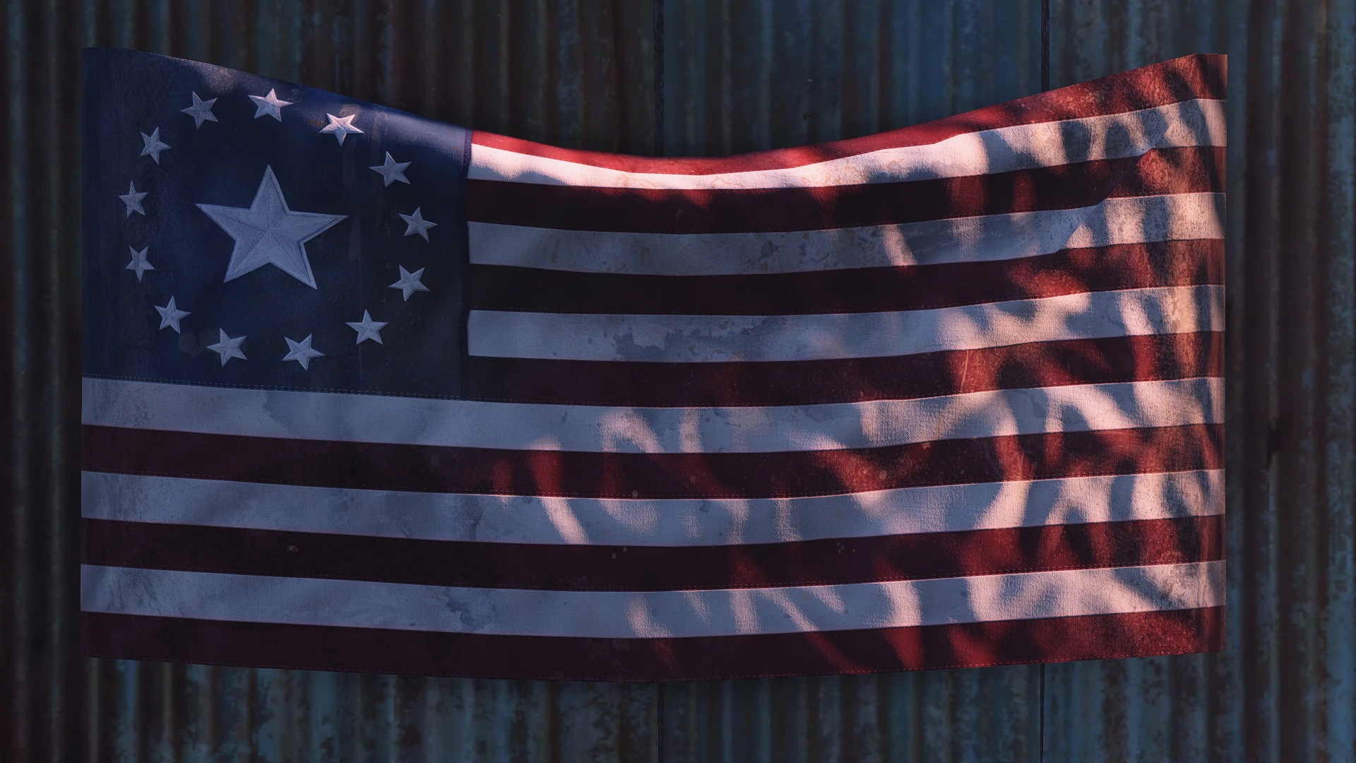 сложенный американский флаг в fallout 4 фото 2