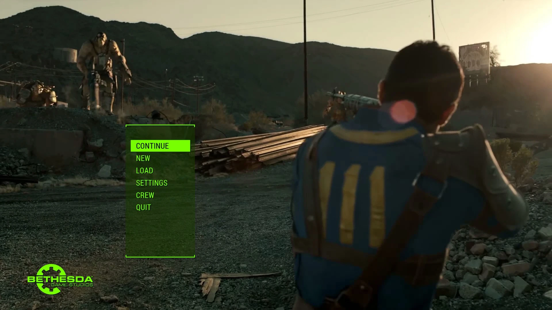 Fallout 4 live action trailer as main menu (120) фото