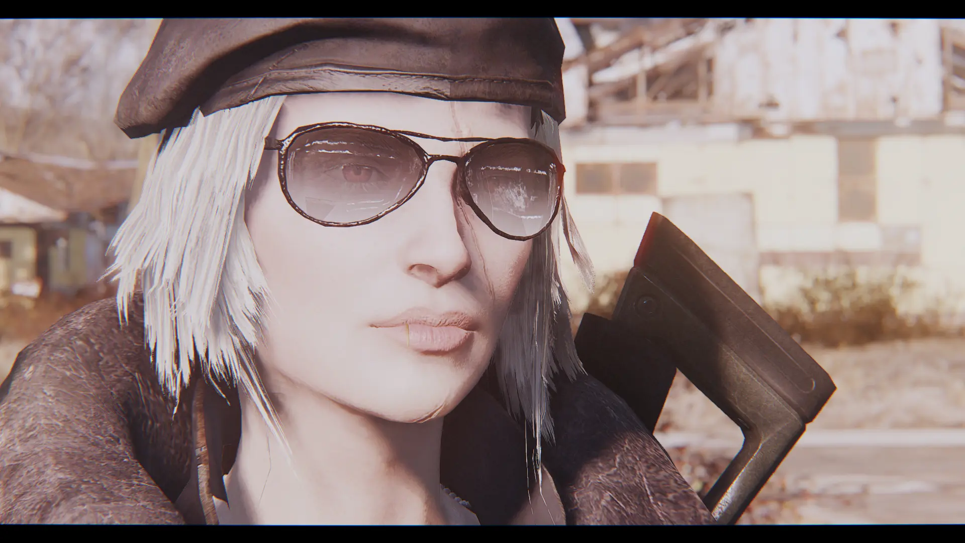 Vanilla Patrolman Sunglasses Replacement At Fallout 4 Nexus Mods And Community