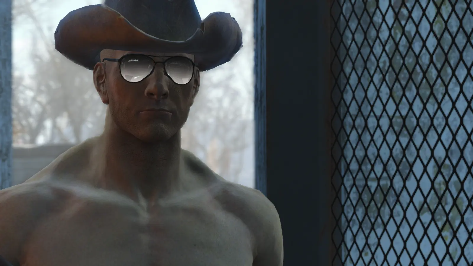 Vanilla Patrolman Sunglasses Replacement At Fallout 4 Nexus Mods And Community