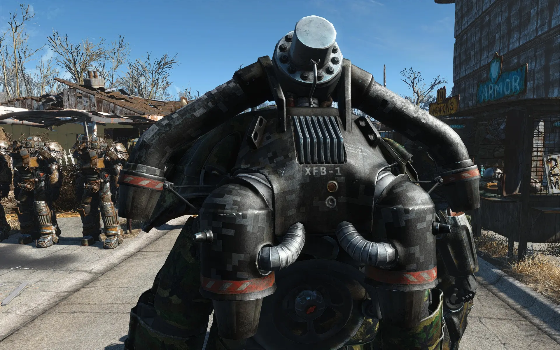 Power Armor Jetpack Camoflage Retexture At Fallout 4 Nexus Mods And Community