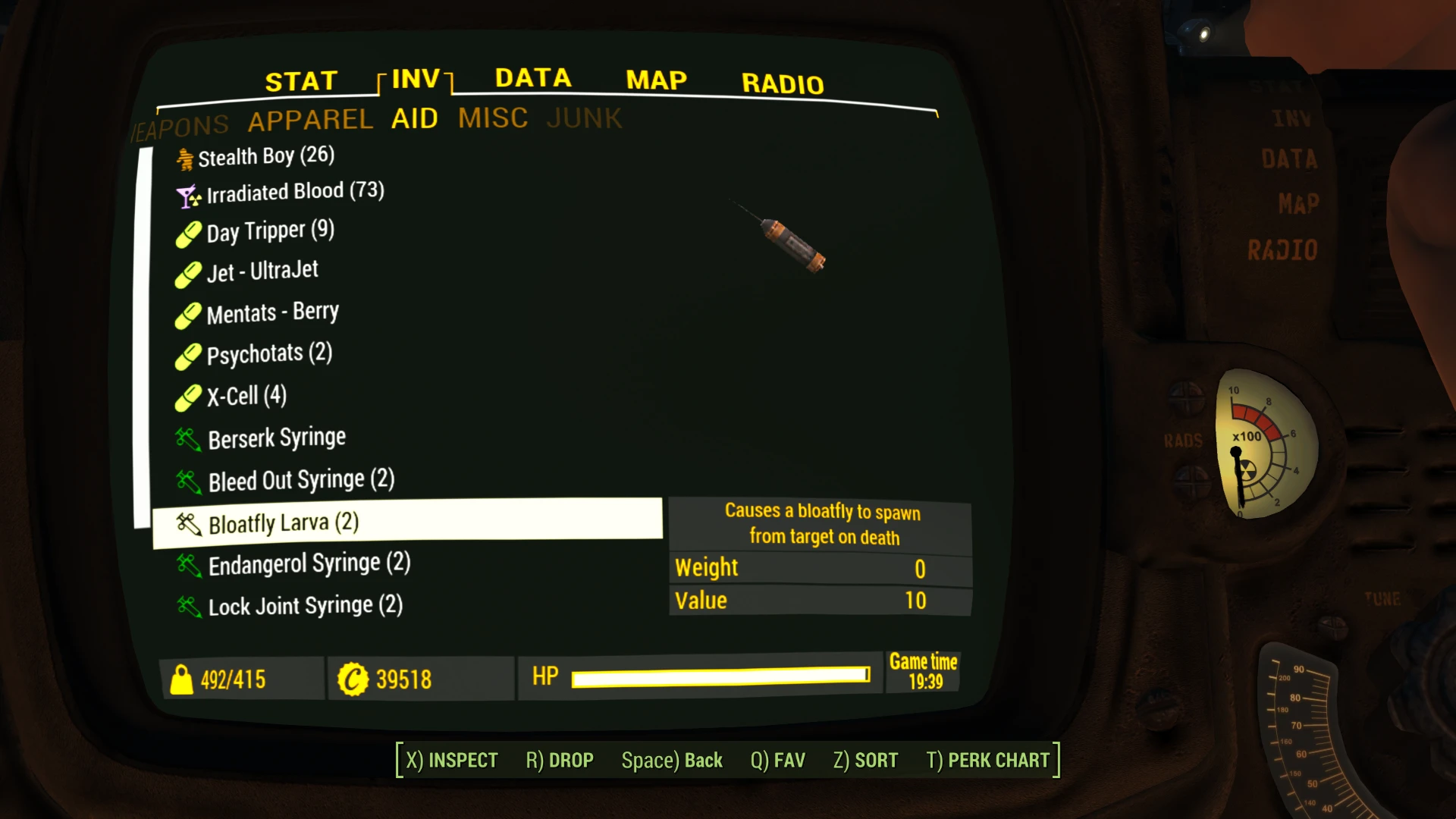 Fallout 4 интерфейс инвентаря фото 27