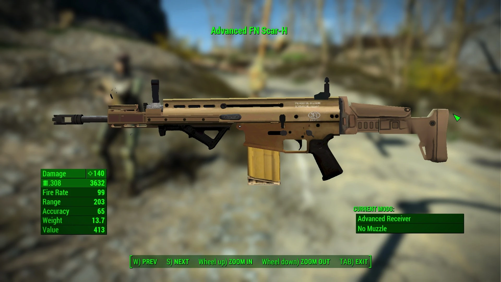 fallout 4 weapon mods ps4