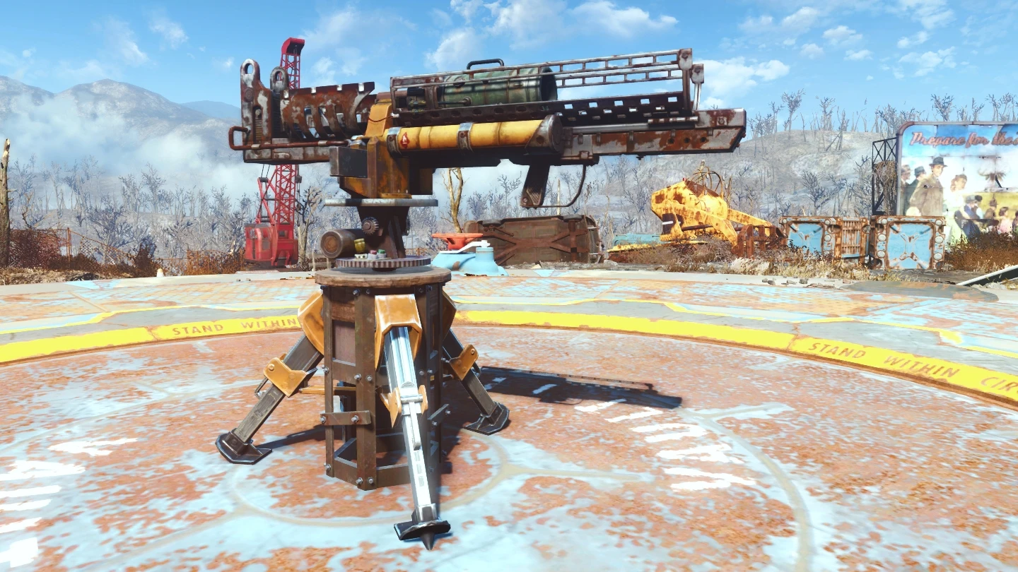 fallout 4 turret mods