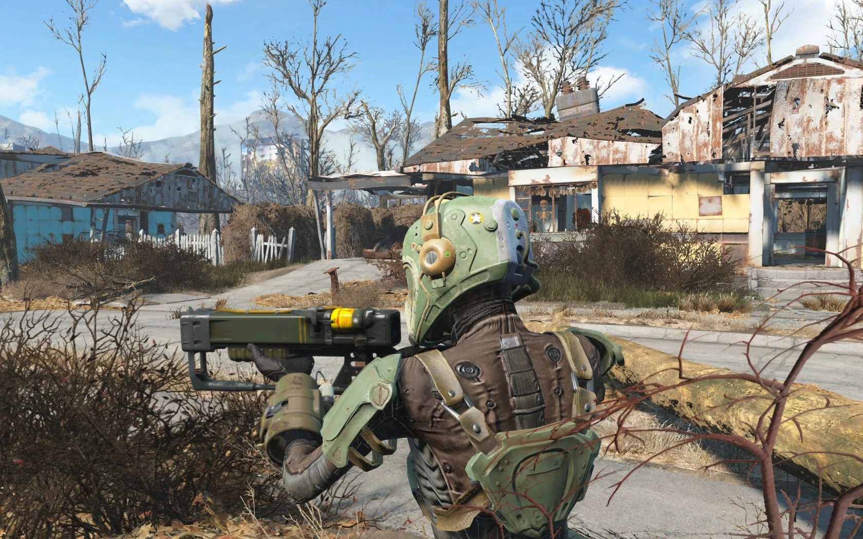 Fallout 4 боевой шлем фото 64