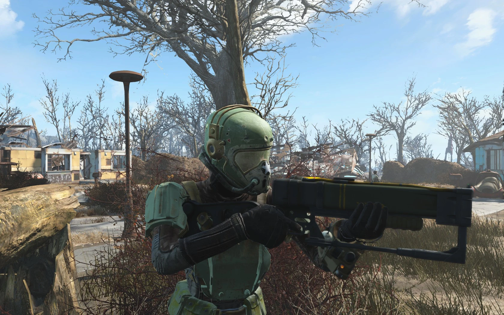 Fallout 4 шлемы с фонарем фото 22