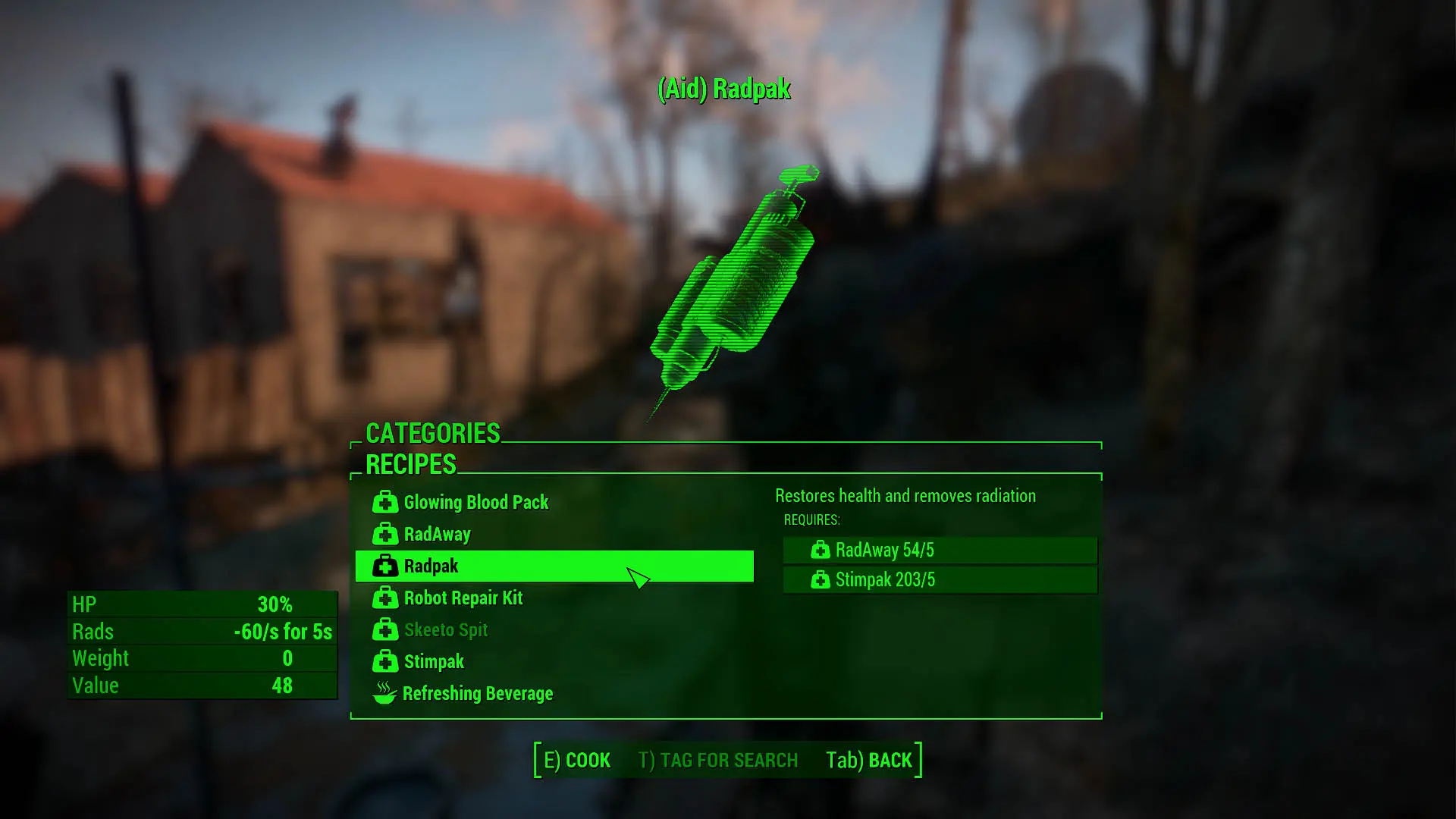 Radpak - Combined Stimpak and Radaway at Fallout 4 Nexus - Mods and ...